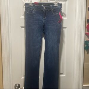 INC International Concepts Women's Dark Blue Boot Cut Jeans